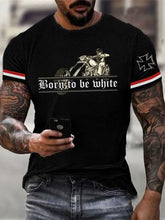 Herren-Biker geboren, um weiß zu sein Gott mit uns T-Shirt zartstils